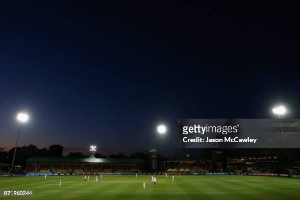 General view during the Women's Test match between Australia and England at North Sydney Oval on November 9, 2017 in Sydney, Australia.