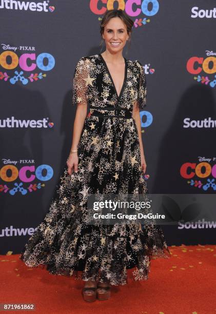 Keltie Knight arrives at the premiere of Disney Pixar's "Coco" at El Capitan Theatre on November 8, 2017 in Los Angeles, California.