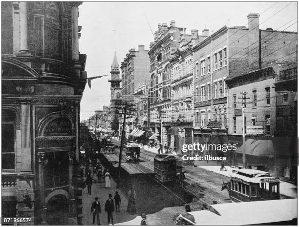 ilustraciones, imágenes clip art, dibujos animados e iconos de stock de fotografía antigua de sitios famosos del mundo: toronto - archival photos