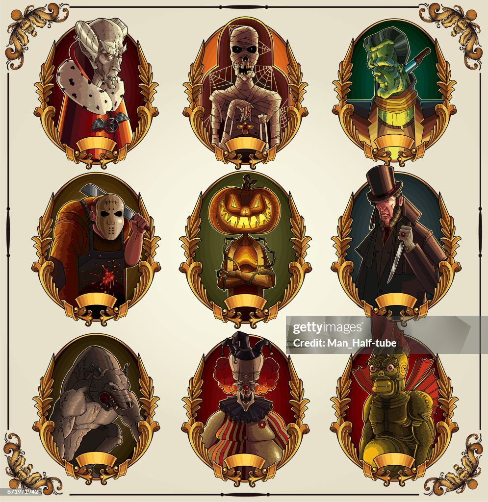Halloween monsters