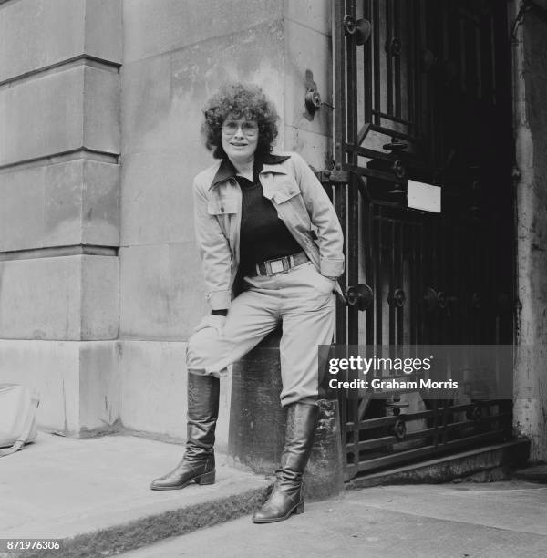 American lyricist, singer-songwriter and poet Dory Previn , London, UK, 18th May 1977.