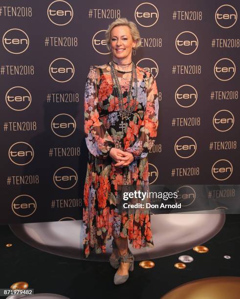 Amanda Keller poses during the Network Ten 2018 Upfronts on November 9, 2017 in Sydney, Australia.