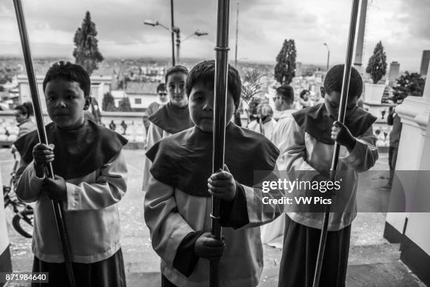 Palm Sunday, Holy week in Egypt neighborhood, Bogot.