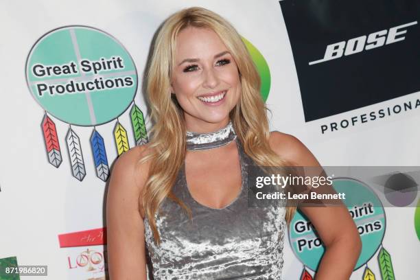 Actress Alex Rose Wiesel attended the 11th Annual Hollywood F.A.M.E. Awards at Hard Rock Cafe, Hollywood, CA on November 8, 2017 in Hollywood,...