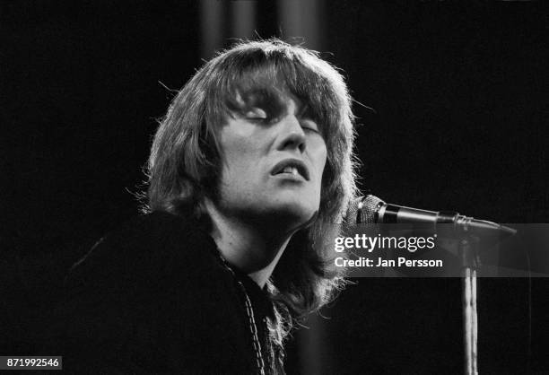 Alvin Lee of Ten Years After performing in Copenhagen, Denmark, 1969.