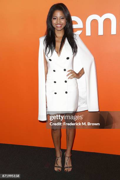 Actress Camille Hyde attends Ember Launch Celebrating a Journey Through Temperature and Taste at Goya Studios on November 8, 2017 in Los Angeles,...