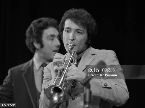 American trumpet player composer and band leader Herb Alpert in concert Copenhagen, Denmark, November 1969.