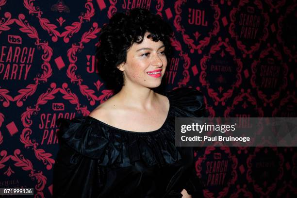Alia Shawkat attends TBS hosts the Season 2 Premiere of "Search Party" at Public Hotel on November 8, 2017 in New York City.