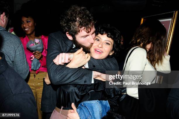 Charles Rogers and Alia Shawkat attend TBS hosts the Season 2 Premiere of "Search Party" at Public Hotel on November 8, 2017 in New York City.