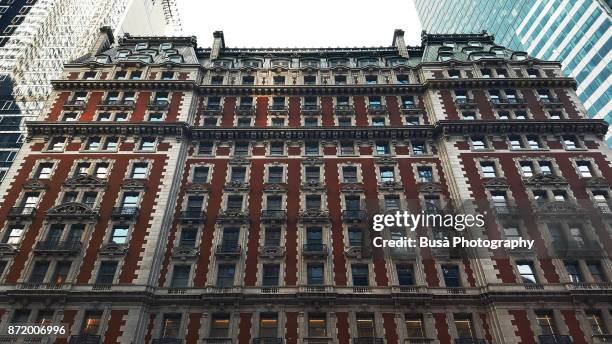 the famous knickerbocker hotel, near times square at broadway and 42nd street in midtown manhattan, new york city - renaissance new york times stock pictures, royalty-free photos & images