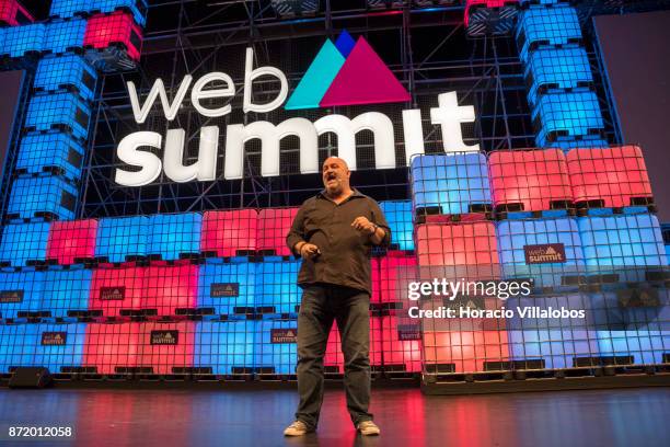 Werner Vogels CTO, Amazon.com, delivers remarks on "Amazon wants to talk to you" during the final day of Web Summit in Altice Arena on November 09,...