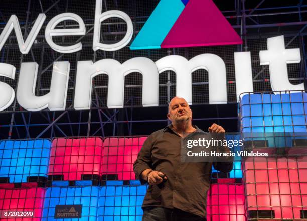 Werner Vogels CTO, Amazon.com, delivers remarks on "Amazon wants to talk to you" during the final day of Web Summit in Altice Arena on November 09,...