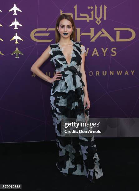 Lianna Perdis arrives at the 2017 Australian Fashion Laureate Awards on November 9, 2017 in Sydney, Australia.