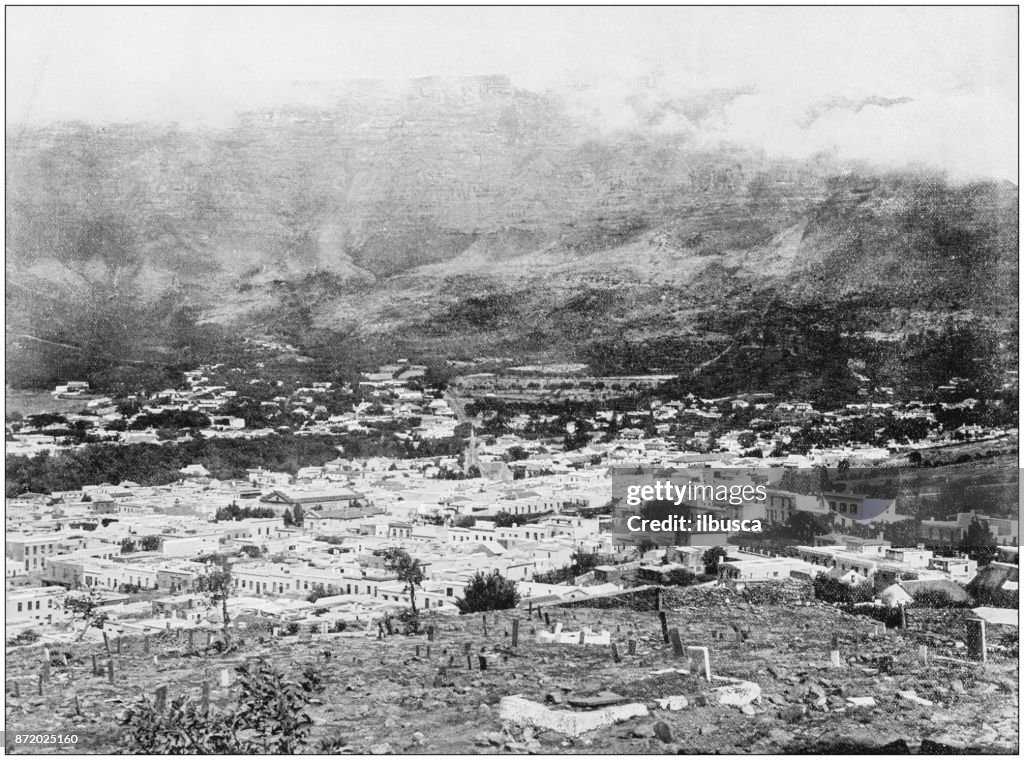 Fotografía antigua de sitios famosos del mundo: ciudad del cabo