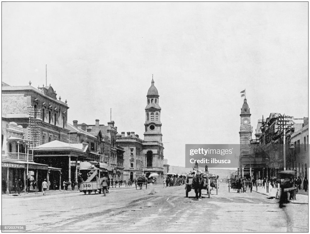 Antique photograph of World's famous sites: Adelaide