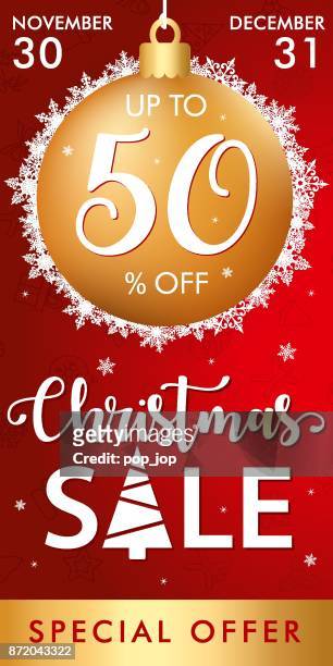 3144-耶誕節銷售紅色橫幅菱形 - snowflake ball 幅插畫檔、美工圖案、卡通及圖標