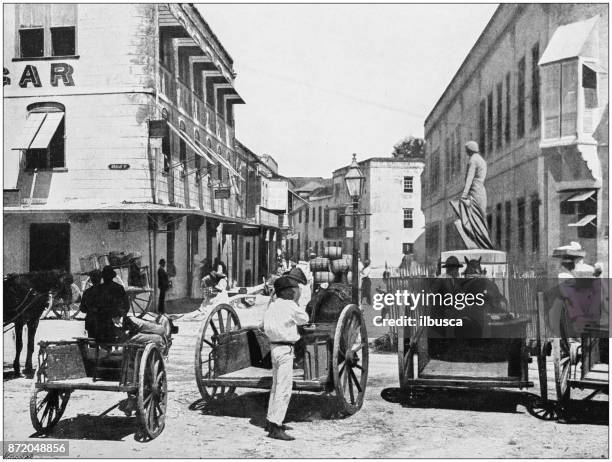 antikes foto des weltweit berühmten sehenswürdigkeiten: barbados - barbados stock-grafiken, -clipart, -cartoons und -symbole
