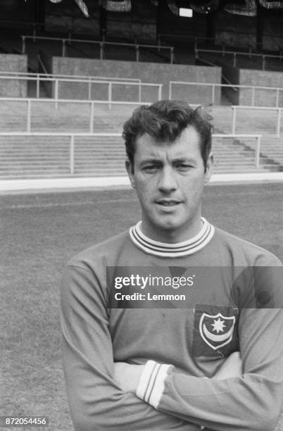 British football player Cliff Portwood of Portsmouth FC, UK, 23rd August 1967.