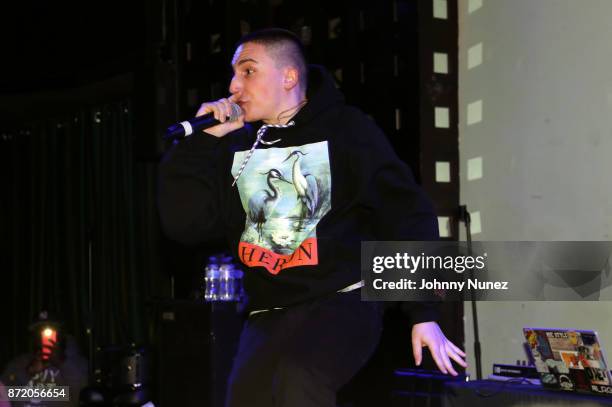 Token performs at S.O.B.'s on November 8, 2017 in New York City.