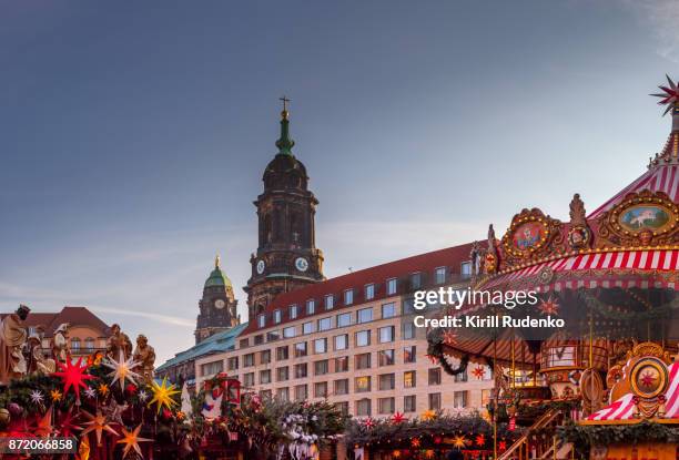 christmas market in dresden, germany - dresden germany stock pictures, royalty-free photos & images
