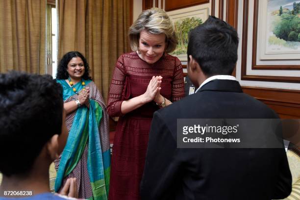 - Visite d'état du Roi Philippe et de la Reine Mathilde des Belges en Inde - Staatsbezoek van Koning Filip en Koningin Mathilde aan India * UNICEF...