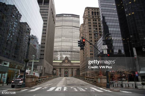 Grand Central Station from Park Avenue.