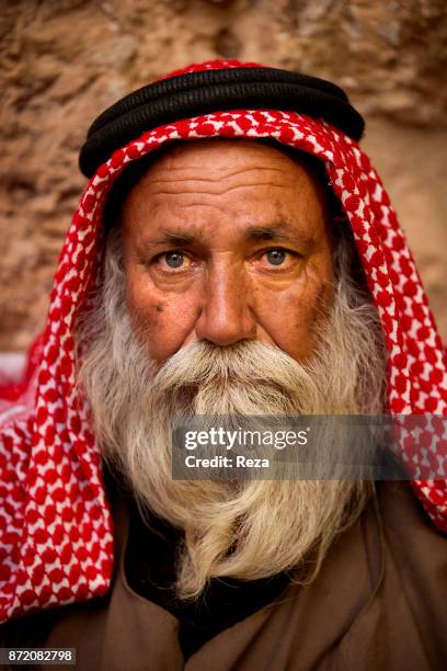 Lalish Nûranî, Yazidi Temple. A Yazidi of the Sheikh caste during the annual pilgrimage which takes place every year at the beginning of October and...