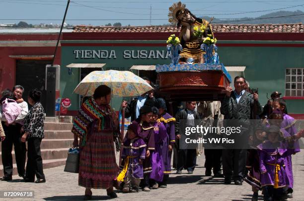 Easter Procession, San Cristobal Totonicapan, Guatemala.