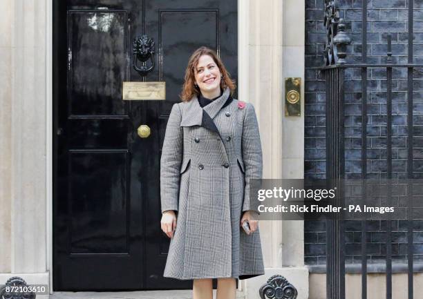 Victoria Atkins leaving 10 Downing Street, London, after she was appointed as Parliamentary Under Secretary of State at the Home Office following the...