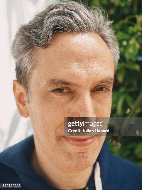 Filmmaker Fabio Grassadonia is photographed for Self Assignment on May 19, 2017 in Cannes, France.