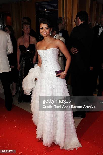 Actress Aishwarya Rai Bachchan attends the Chopard Hosts Belle De Nuit Party at the Hotel du Cap during the 62nd Annual Cannes Film Festival on May...