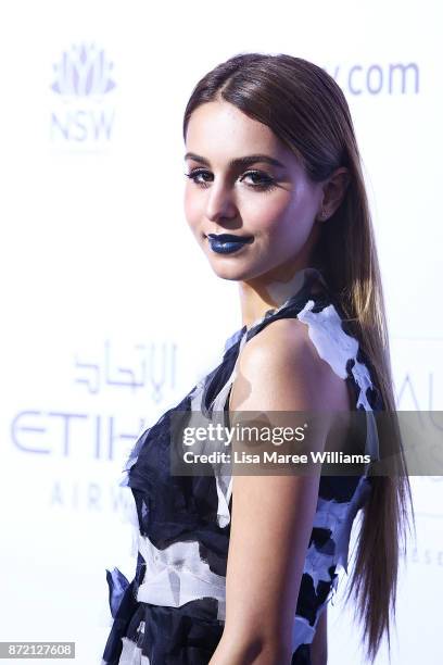 Lianna Perdis arrives at the 2017 Australian Fashion Laureate Awards on November 9, 2017 in Sydney, Australia.