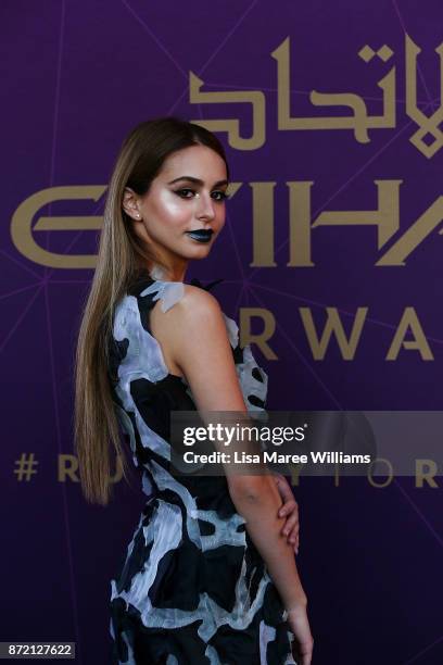 Lianna Perdis arrives at the 2017 Australian Fashion Laureate Awards on November 9, 2017 in Sydney, Australia.