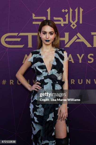 Lianna Perdis arrives at the 2017 Australian Fashion Laureate Awards on November 9, 2017 in Sydney, Australia.