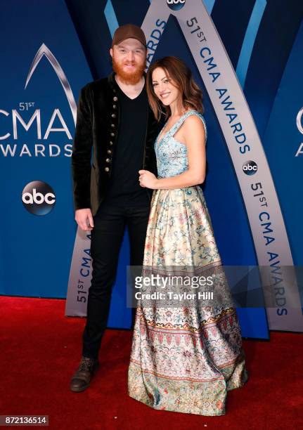 Singer-songwriter Eric Paslay attends the 51st annual CMA Awards at the Bridgestone Arena on November 8, 2017 in Nashville, Tennessee.