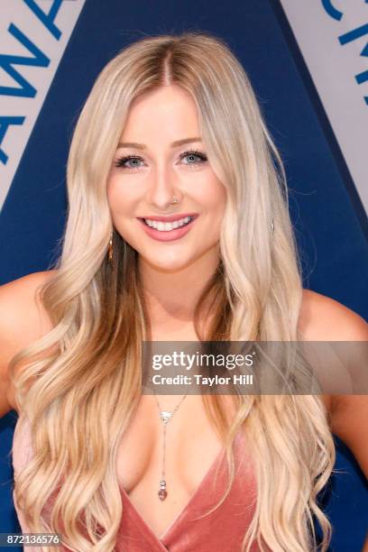 Madeline Merlo attends the 51st annual CMA Awards at the Bridgestone Arena on November 8, 2017 in Nashville, Tennessee.