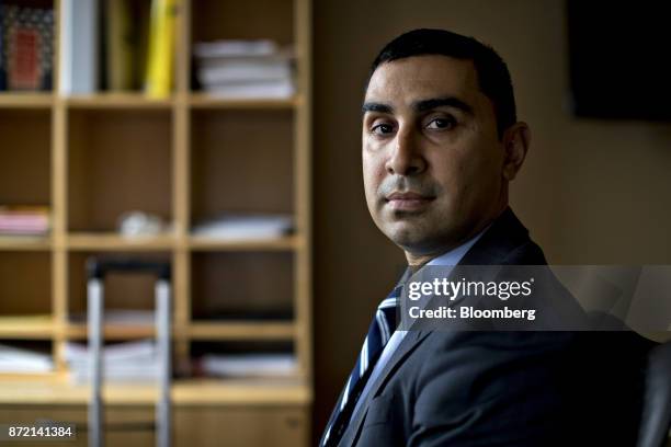 Faiz Shakir, national political director with the American Civil Liberties Union , sits for a photograph in Washington, D.C., U.S., on Tuesday, Nov....