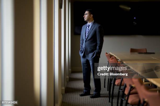 Faiz Shakir, national political director with the American Civil Liberties Union , stands for a photograph in Washington, D.C., U.S., on Tuesday,...