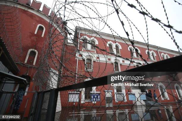 General view of the main building of SIZO 2, also known as Butyrka prison, on October 31, 2017 in Moscow, Russia. Butyrka prison, or Butyrskaya...