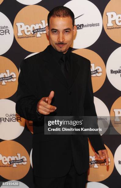 Singer German Montero attends People En Espanol's "50 Most Beautiful" event at The Edison Ballroom on May 13, 2009 in New York City.