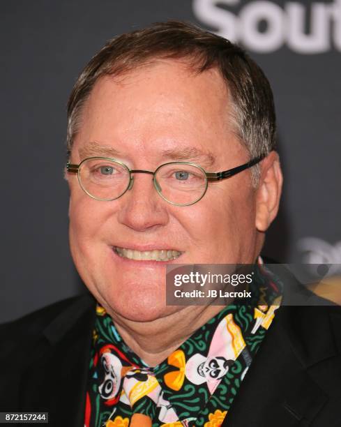 John Lasseter attends the premiere of Disney Pixar's 'Coco' on November 8, 2017 in Los Angeles, California.