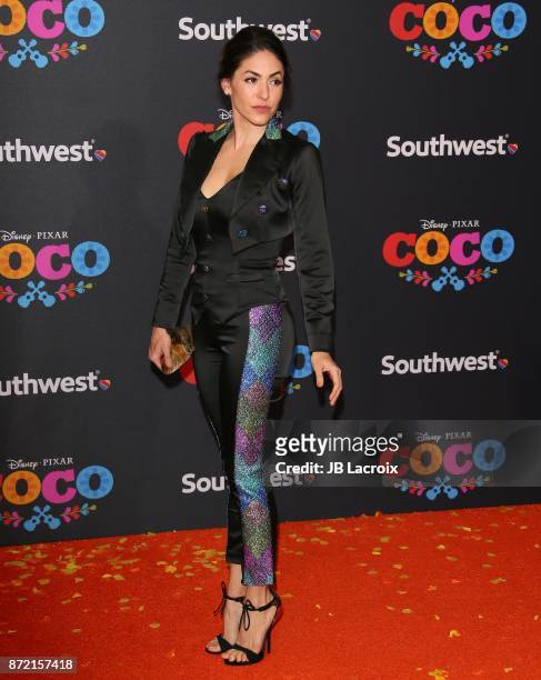 Alanna Ubach attends the premiere of Disney Pixar's 'Coco' on November 8, 2017 in Los Angeles, California.