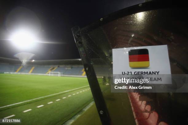 General view prior to the UEFA Under21 Euro 2019 Qualifier match between Azerbaijan U21 and Germany U21 at Dalga Arena on November 9, 2017 in Baku,...