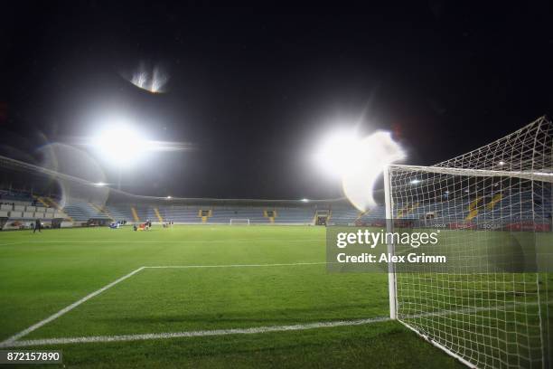 General view prior to the UEFA Under21 Euro 2019 Qualifier match between Azerbaijan U21 and Germany U21 at Dalga Arena on November 9, 2017 in Baku,...