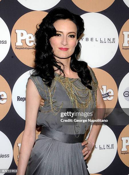 CuCu Diamantes attends People En Espanol's "50 Most Beautiful" event at The Edison Ballroom on May 13, 2009 in New York City.