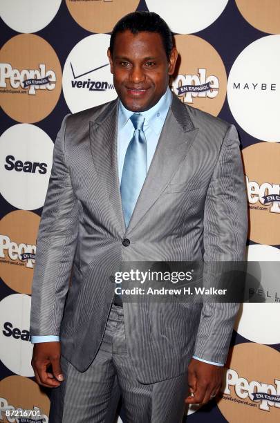 Sammy Sosa attends People En Espanol's "50 Most Beautiful" event at The Edison Ballroom on May 13, 2009 in New York City.