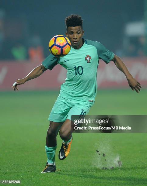 Gedson Fernandes of Portugal during the under 20 international friendly match between Poland and Portugal on November 9, 2017 in Kluczbork, Poland.