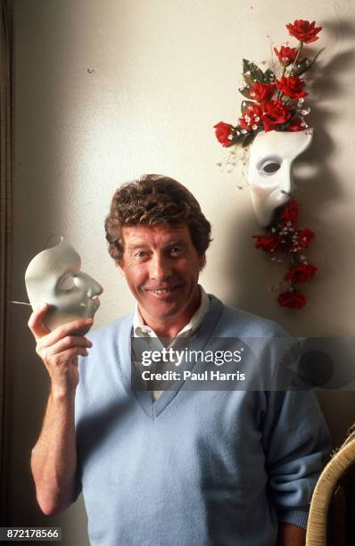 Michael Crawford in his Hollywood apartment August 9, 1991 Hollywood, Los Angeles, California