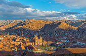 Cusco Cityscape at Sunset