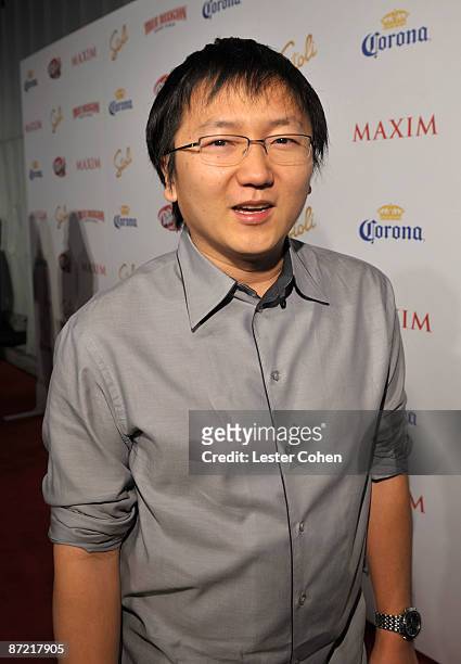 Actor Masi Oka arrives at Maxim's 10th Annual Hot 100 Celebration Presented by Dr Pepper Cherry, True Religion Brand Jeans, Stolichnaya Vodka and...
